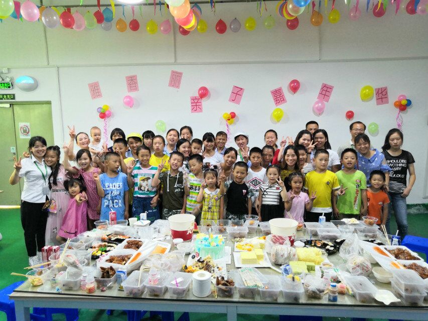 當(dāng)生產(chǎn)旺季迎來小候鳥，雅香麗百忙之中為員工舉辦親子活動(dòng)